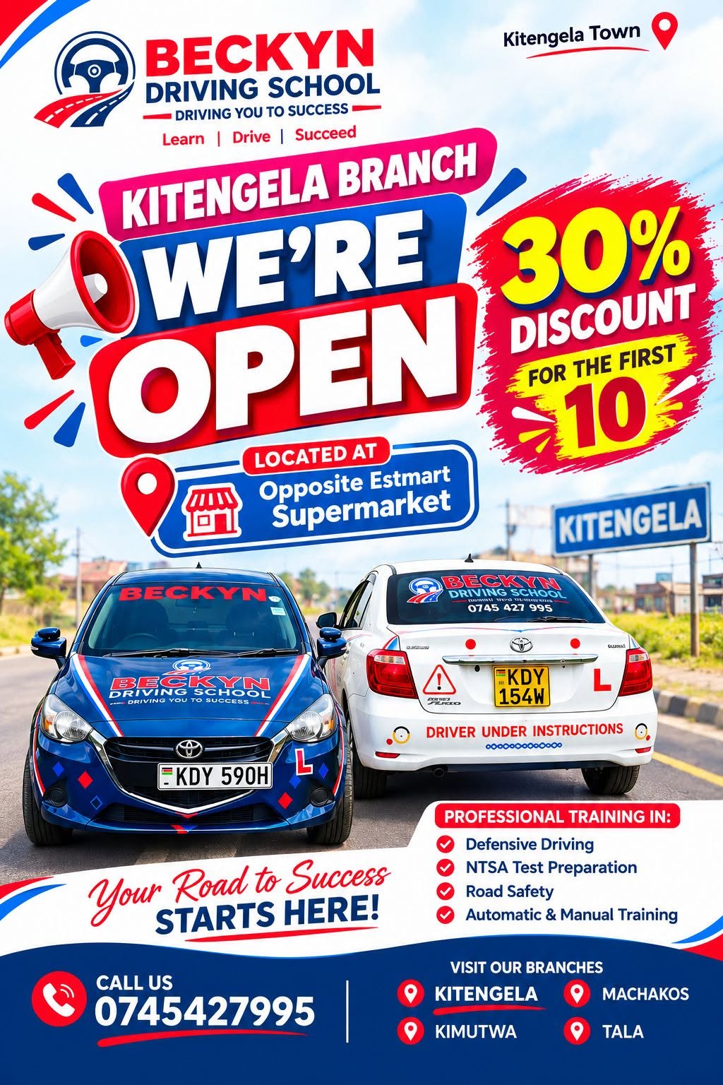 Beckyn Driving School Kitengela location